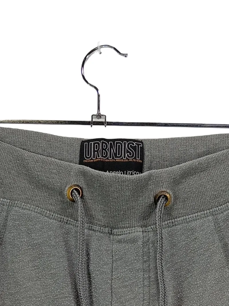 Angelo Litrico Sport Shorts Herren M Grau Meliert Polyester Reißverschluss 4