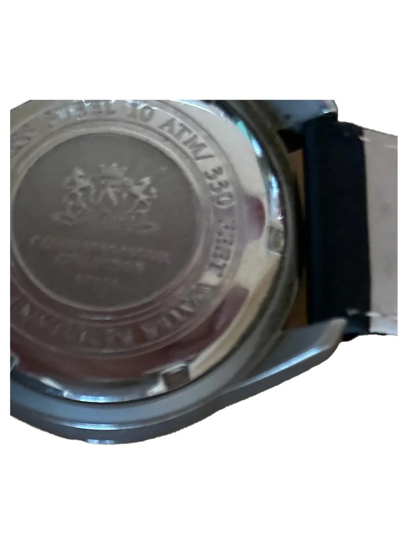 Festina Herrenuhr 16170 Sportuhr Edelstahl Schwarz Lederband 100m 4