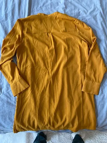 HALLHUBER Damen Bluse Langarm Elegant Business Viskose Orange Gr. 42 XL
