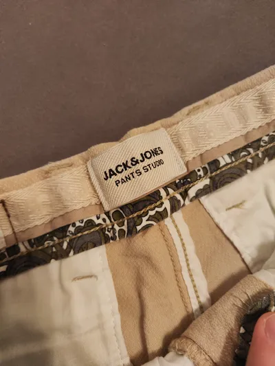 Jack & Jones Herren Chino Shorts Beige Pants Studio Gr. XS W28