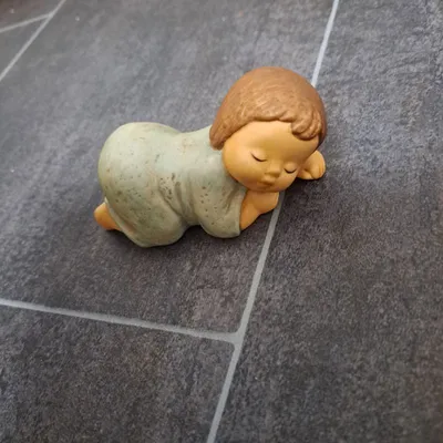 Goebel Nina & Marco Porzellan Figur Schlafendes Baby Krippenfigur Vintage