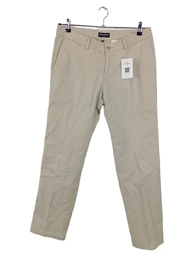Bernd Berger Herren Chino Stoffhose Beige Stretch Gr. 24 W24