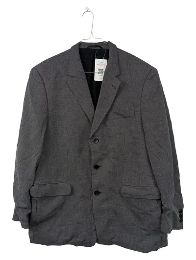 CANDA C&A Herren Sakko Gr. 52/XL Grau Business Jacke Strukturmuster