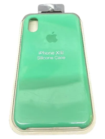 Apple iPhone XS Schutzhülle Case Hülle Silikon Mint Grün Original