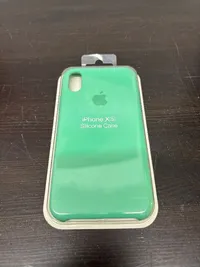 Apple iPhone XS Schutzhülle Case Hülle Silikon Mint Grün Original 4