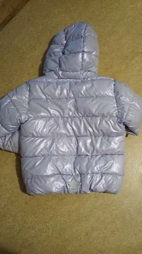Lily & Dan Steppjacke Mädchen Gr. 110/116 Lila Kapuze Winterjacke
