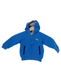 PUMA Baby Sweatjacke Kapuzenjacke Gr. 74 Blau Hoodie Sportlich 1