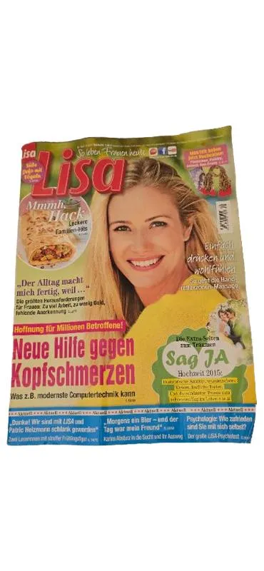 Lisa Zeitschrift So leben Frauen heute Hochglanzmagazin Ausgabe Hochzeit 2015