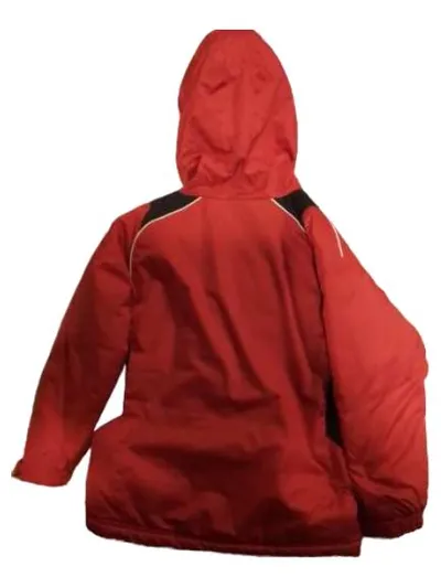 JAKO Kinder Winterjacke Trainingsjacke Kapuze Rot Gr. 128 Sportjacke