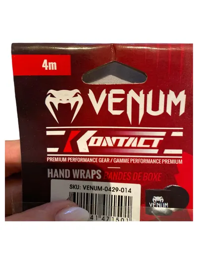 VENUM Kontact Boxbandagen Hand Wraps 4m Gelb Neon Kickboxen MMA