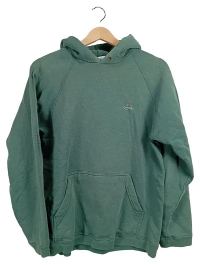Fruit of the Loom Hoodie Herren Gr. M Kapuzenpullover Grün Basic