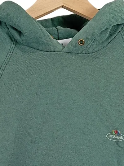 Fruit of the Loom Hoodie Herren Gr. M Kapuzenpullover Grün Basic