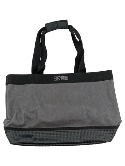 BREE Sporttasche Tasche Grau Schwarz Polyester Shopper Damen