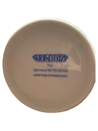 Könitz Porzellan Tasse @ Symbol Fax Serie Beige Modern 300ml
