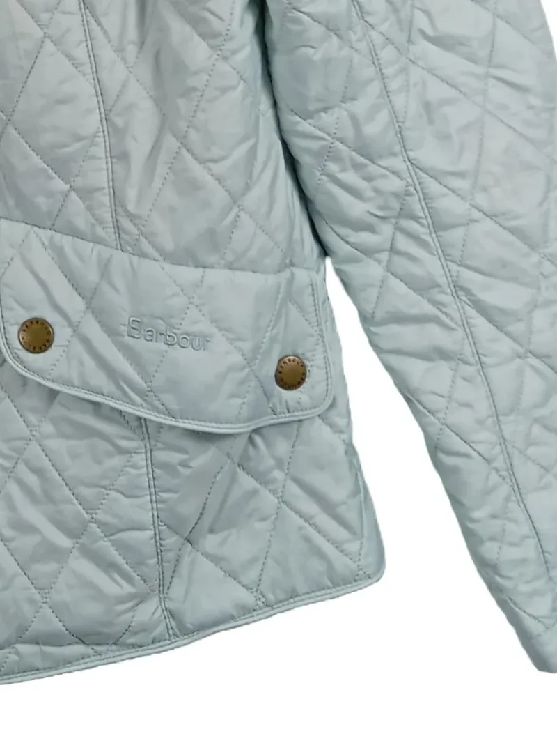 Barbour Damen Steppjacke Gr. 40/L Hellblau Mint Quilted Jacket 2