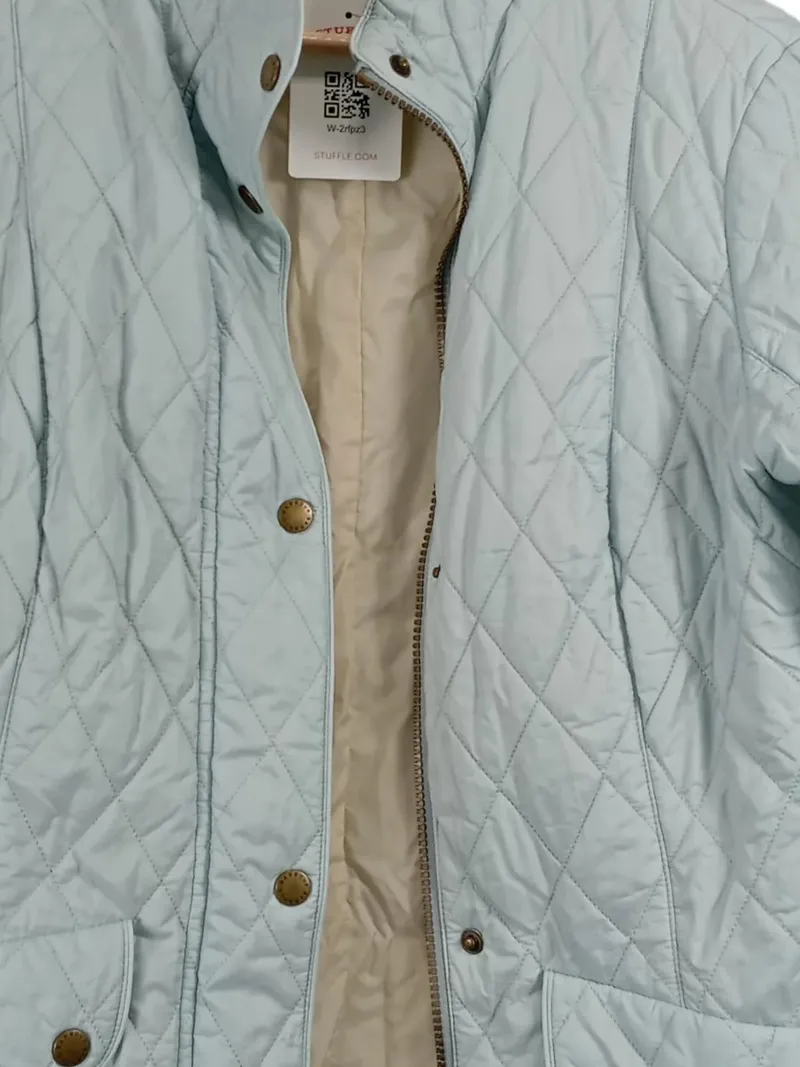 Barbour Damen Steppjacke Gr. 40/L Hellblau Mint Quilted Jacket 5