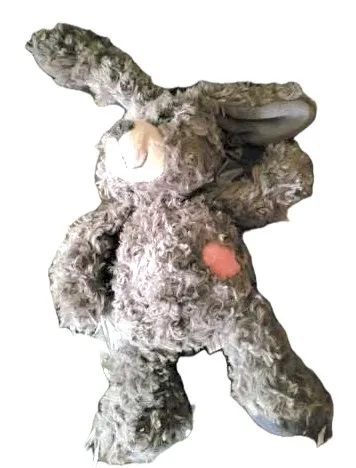 TFC 51 GmbH Hase Baby Kuscheltier Plüschtier Grau 22 cm