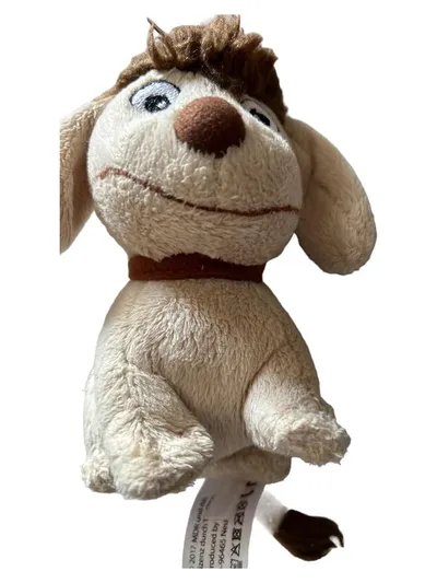 Unser Sandmännchen Hund Moppi Kuscheltier Plüschtier Beige 15cm
