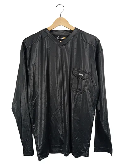SMOG Herren Langarmshirt Streetwear Polyester Schwarz Gr. M