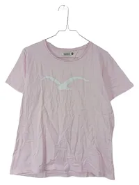Cleptomanicx Damen T-Shirt Rosa Gr. M 38 Logo Print Baumwolle Freizeit 1