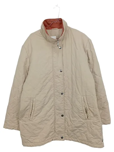 CANDA Steppjacke Damen Gr. 50 Beige Übergangsjacke Quilted