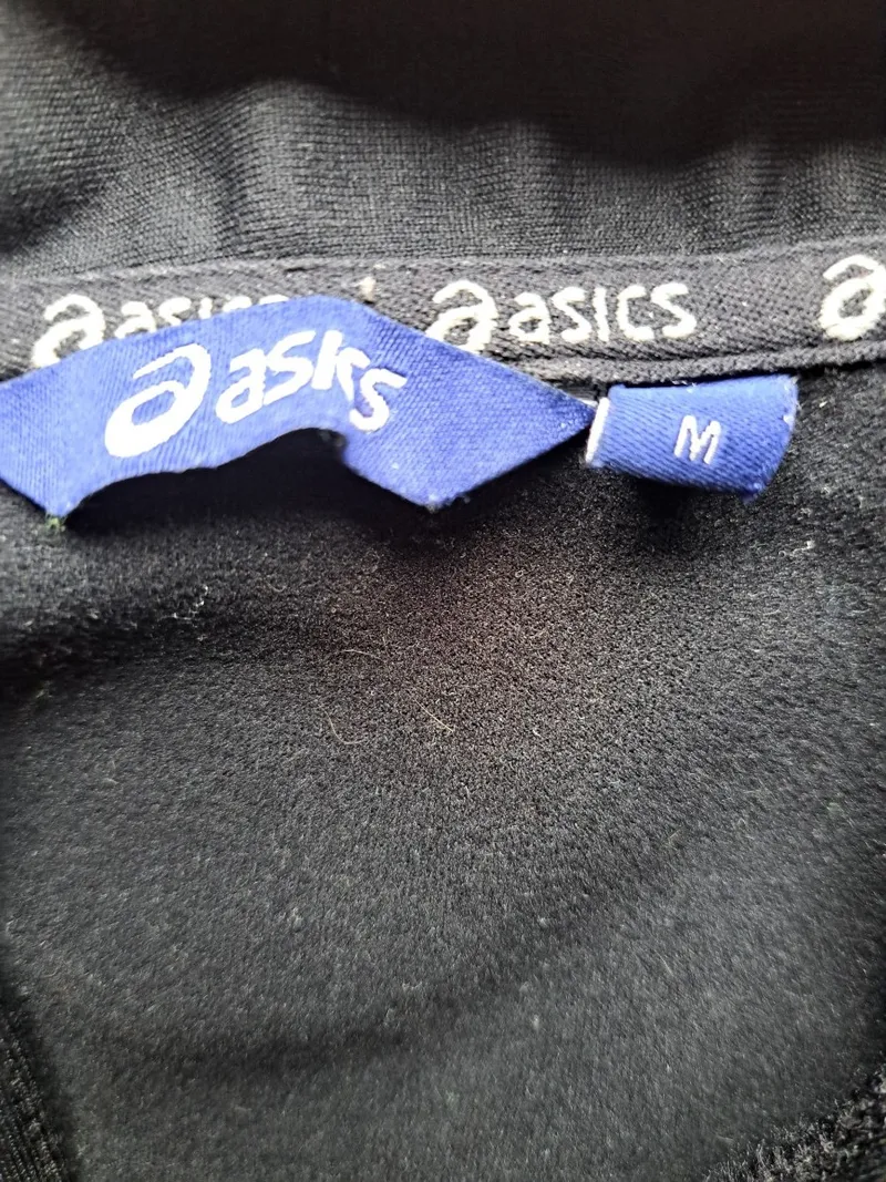 Asics Herren Sport Shirt Langarm Funktionsshirt Polyester Gr. M Schwarz 4