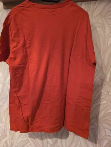 Gildan T-Shirt Herren L Rot Lama Spruch Lustig Fun Shirt Baumwolle
