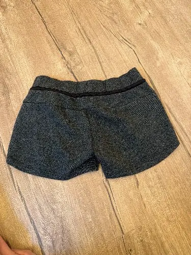Adidas Damen Sport Shorts Grau Meliert Gr. 34-36/S Baumwolle