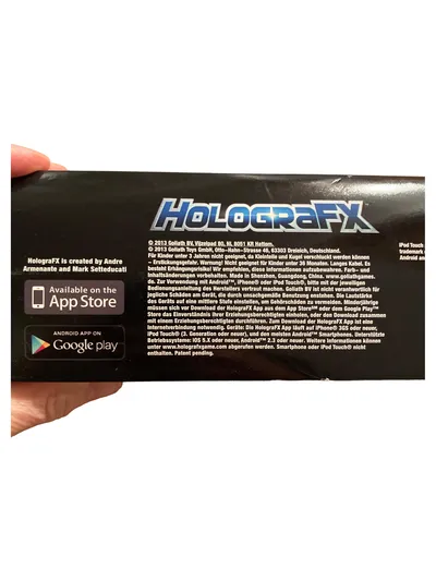 Goliath HolograFX Hologramm Spielzeug Smartphone Effekte Set Schwarz