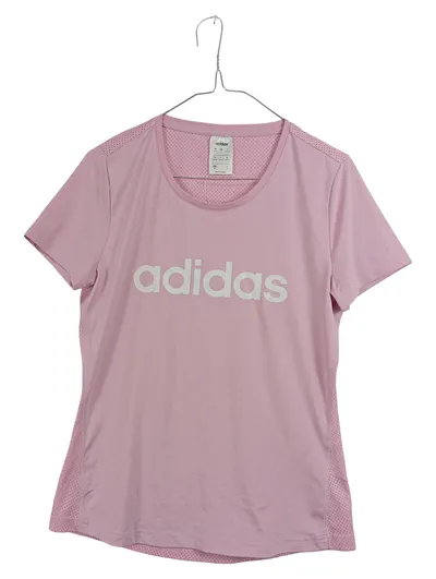 adidas Damen Sport Funktionsshirt T-Shirt Gr. S Rosa Mesh Fitness