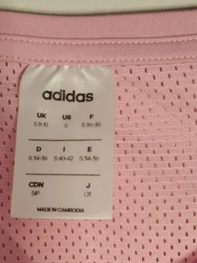 adidas Damen Sport Funktionsshirt T-Shirt Gr. S Rosa Mesh Fitness
