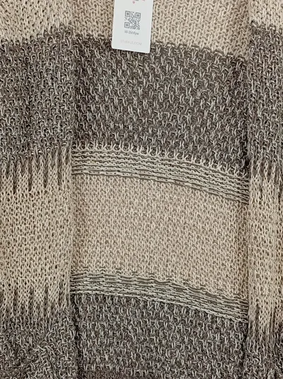 Daniel & Mayer Damen Strickjacke Cardigan Gr. S Beige Braun Made in Italy