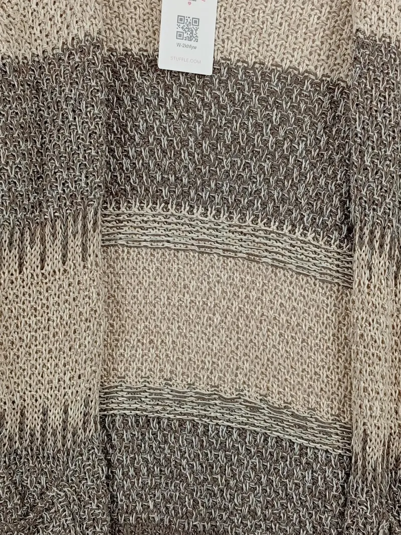 Daniel & Mayer Damen Strickjacke Cardigan Gr. S Beige Braun Made in Italy 2