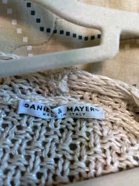 Daniel & Mayer Damen Strickjacke Cardigan Gr. S Beige Braun Made in Italy 4