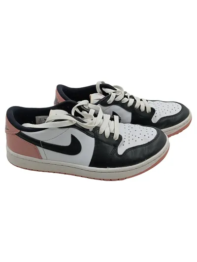Nike Air Jordan 1 Low Golf Damen Golfschuhe Gr. 41 Weiß Schwarz Rosa