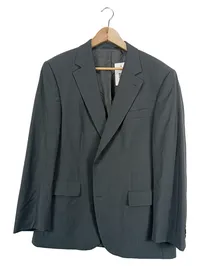Carl Gross Sakko Herren Gr. 42 Grau Nadelstreifen Business Anzugjacke 1