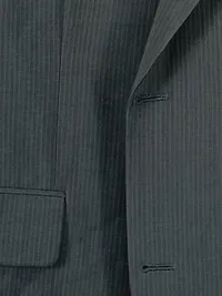 Carl Gross Sakko Herren Gr. 42 Grau Nadelstreifen Business Anzugjacke 4
