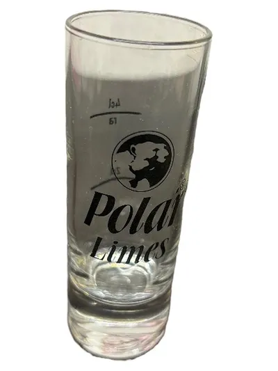 Polar Limes Schnapsglas Stamper Eisbär Logo 4cl Transparent Glas