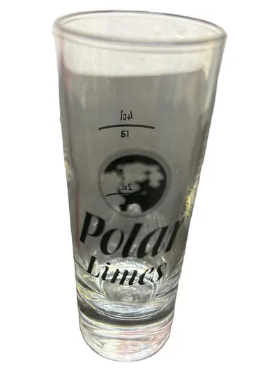 Polar Limes Schnapsglas Stamper Eisbär Logo 4cl Transparent Glas