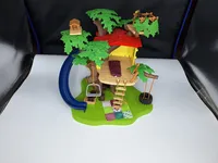 Schleich Abenteuer Baumhaus 42480 Spielset Kunststoff Rutsche Schaukel Komplett 6