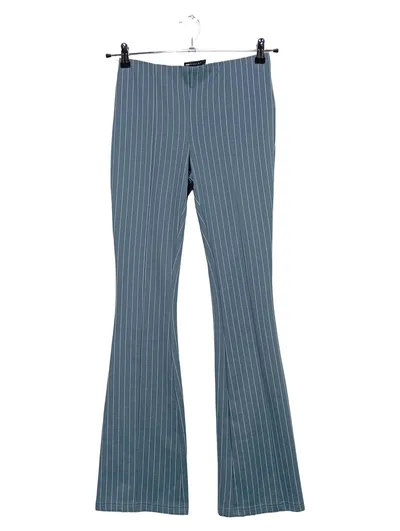 ASOS Design Anzughose Damen Gr. 34 Grau Nadelstreifen Flare