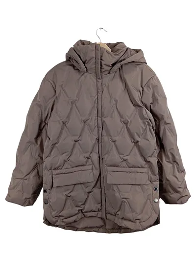 FINN FLARE Steppjacke Damen Winterjacke Kapuze Braun Gr. M 38