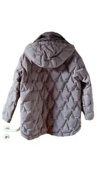 FINN FLARE Steppjacke Damen Winterjacke Kapuze Braun Gr. M 38 3