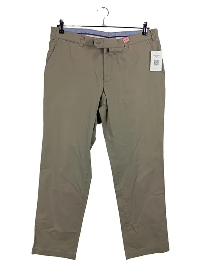 Eurex by Brax Herren Stoffhose Chino Beige Gr. 50 W33 L30 Baumwolle
