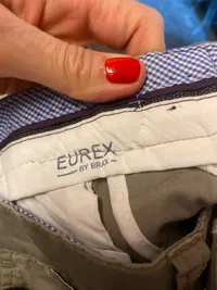 Eurex by Brax Herren Stoffhose Chino Beige Gr. 50 W33 L30 Baumwolle 4
