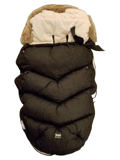 Zopa Kinderwagen Fußsack Schwarz Winter warm Polyester 43x95cm