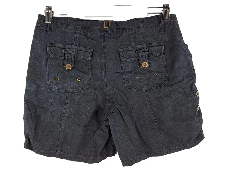 3 Suisses Damen Cargo Shorts Gr. 38 Grau Kurze Hose Freizeit Baumwolle 2