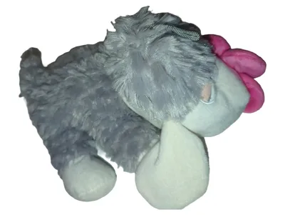 Flo's Toys Plüschtier Schaf Grau Rosa Schleife Kuscheltier 26cm