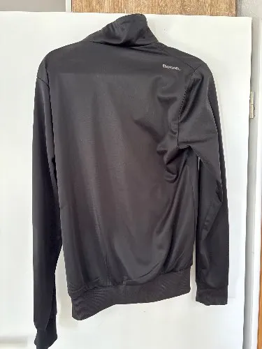 Bench Trainingsjacke Herren M Schwarz Sportjacke Logo Print Polyester