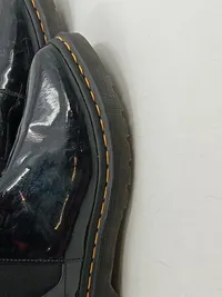 Dr. Martens Chelsea Boots Damen Gr. 40 Lackleder Schwarz Stiefelette 5
